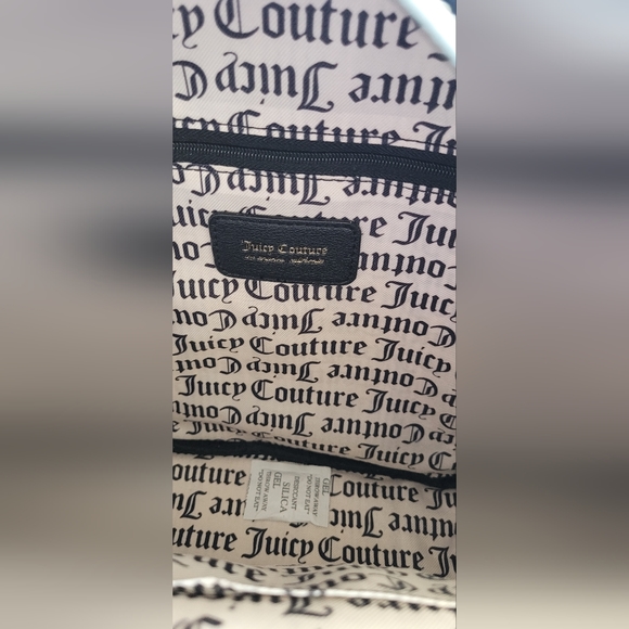 JUICY COUTURE LICORICE VELOUR BACKPACK - Picture 6 of 9